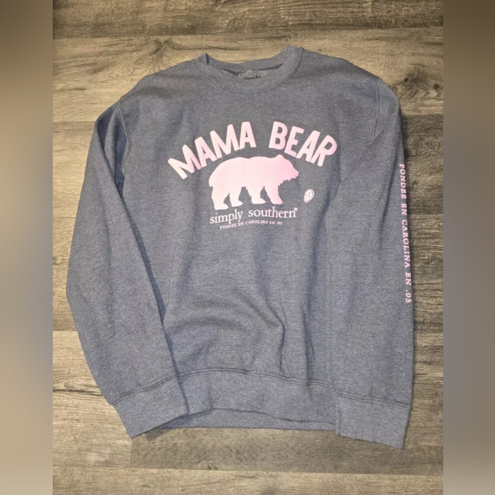 Simply southern gray sweatshirt size small